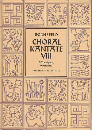 O Traurigkeit, o Herzeleid Choralkantate VIII Dirigierpartitur, mit drei Stimmen