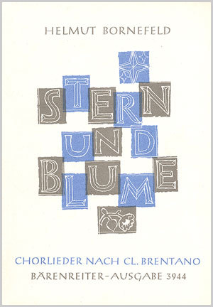 Stern und Blume. 12 Chorlieder Recueil