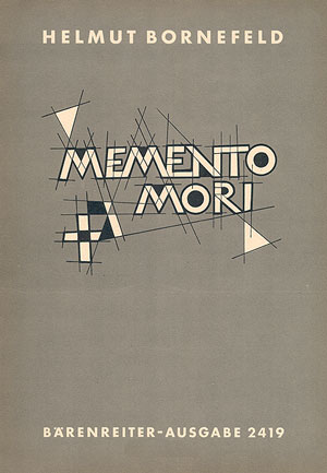 Helmut Bornefeld: Memento mori - Noten | Carus-Verlag