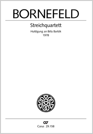 Helmut Bornefeld: Streichquartett - Noten | Carus-Verlag