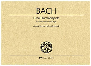 Johann Sebastian Bach: Drei Choralvorspiele (arr. Bornefeld) - Noten | Carus-Verlag