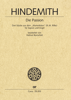 Paul Hindemith / Helmut Bornefeld (arr.): Die Passion - Noten | Carus-Verlag