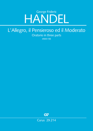 Oratorio in three parts Full score