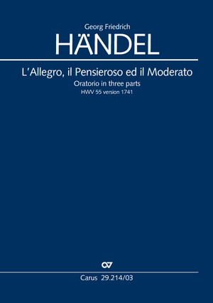 Oratorio in three parts Vocal score