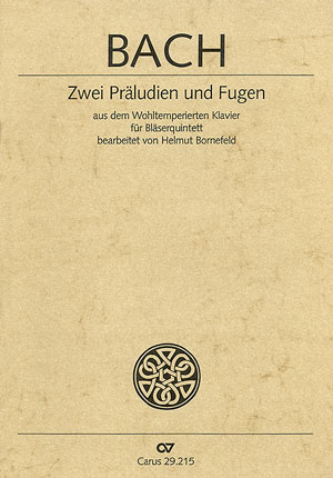 Zwei Präludien und Fugen (arr. Bornefeld) Partitur