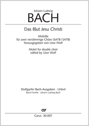 Das Blut Jesu Christ Motette Partitur