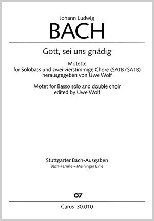 Johann Ludwig Bach: Gott, sei uns gnädig - Noten | Carus-Verlag