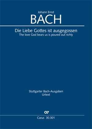Die Liebe Gottes ist ausgegossen Dirigierpartitur, Erstausgabe