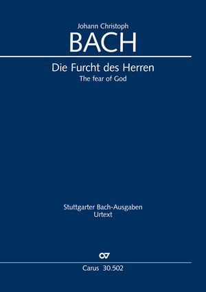 Johann Christoph Bach: The fear of God - Sheet music | Carus-Verlag