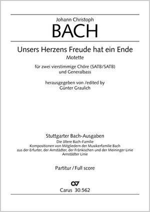 Thumbnail: Johann Christoph Bach: Unsers Herzens Freude