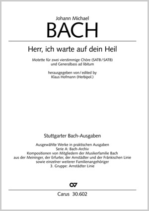 Thumbnail: Johann Michael Bach: O Lord, I wait now for thy grace