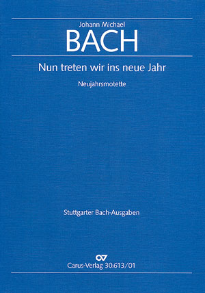 Johann Michael Bach: Now as we enter this new year - Sheet music | Carus-Verlag