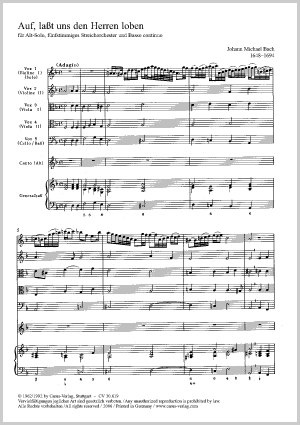 Thumbnail: Johann Michael Bach: Let us praise the Lord in heaven