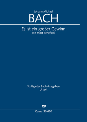 Johann Michael Bach: It is most beneficial - Sheet music | Carus-Verlag