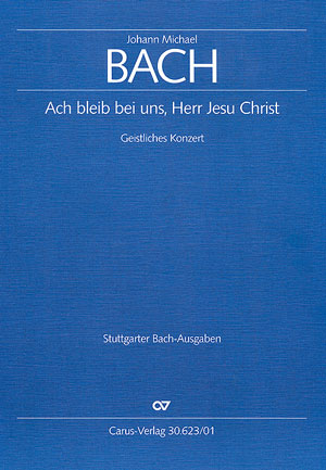 Ach bleib bei uns, Herr Jesu Christ Partitur