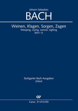 Weeping, crying, sorrow, sighing Cantata for Sunday Jubilate Vocal score