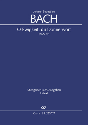Johann Sebastian Bach: Eternity, thou thundrous word - Partition | Carus-Verlag