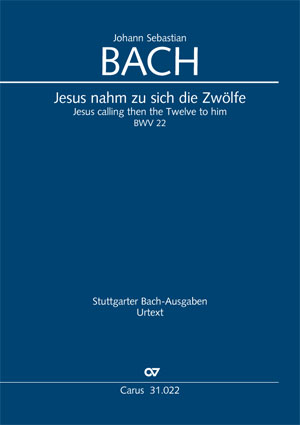 Johann Sebastian Bach: Jesus nahm zu sich die Zwölfe - Noten | Carus-Verlag