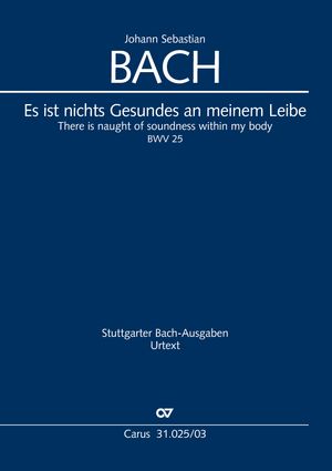 Es ist nichts Gesundes an meinem Leibe Cantate pour le 14ème dimanche après la Trinité Réduction piano-chant