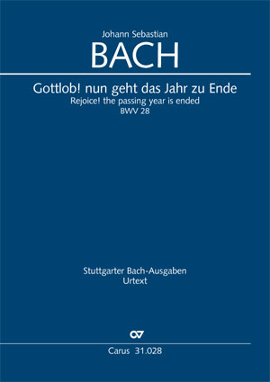 Johann Sebastian Bach: Rejoice! The passing year is ended - Partition | Carus-Verlag