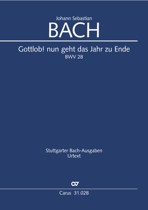 Rejoice! The passing year is ended Cantata for the Sunday after Christmas Full score