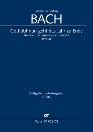 Johann Sebastian Bach: Gottlob! nun geht das Jahr zu Ende - Noten | Carus-Verlag