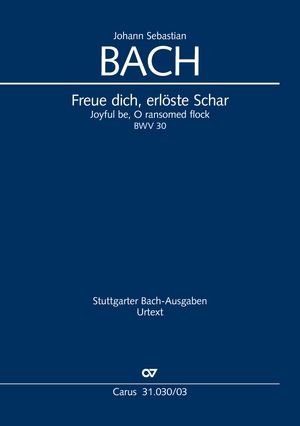 Freue dich, erlöste Schar Cantate pour la Saint-Jean Réduction piano-chant