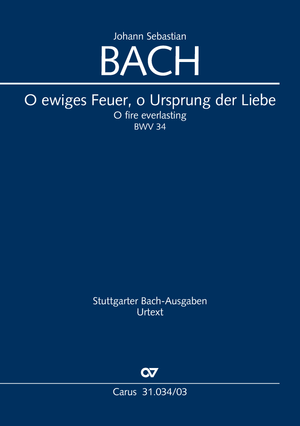 O fire everlasting Cantata for the 1st day of Pentecost Vocal score