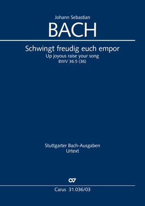 Schwingt freudig euch empor Cantate pour le 1er Avent Réduction piano-chant