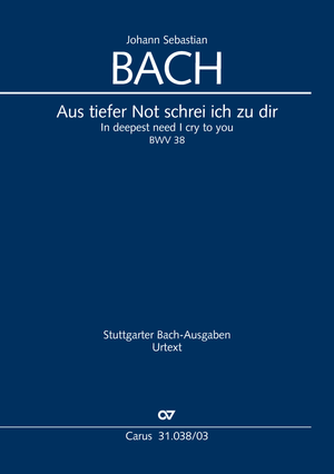 Aus tiefer Not schrei ich zu dir Cantate pour le 21ème dimanche après la Trinité Réduction piano-chant
