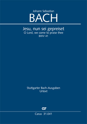 Johann Sebastian Bach: O Lord, we come to praise thee - Partition | Carus-Verlag