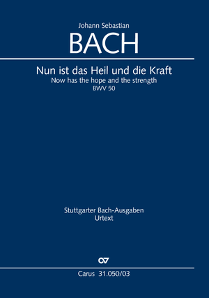 Johann Sebastian Bach / Reinhold Kubik (arr.): Nun ist das Heil und die Kraft - Noten | Carus-Verlag