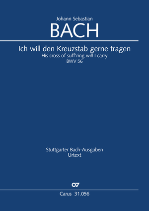 His cross of suff'ring will I carry Cantata for the 19th Sunday after Trinity Full score