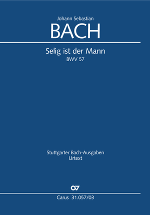 Blessed is the man (Dialogus) Cantata for the 2nd day of Christmas Vocal score