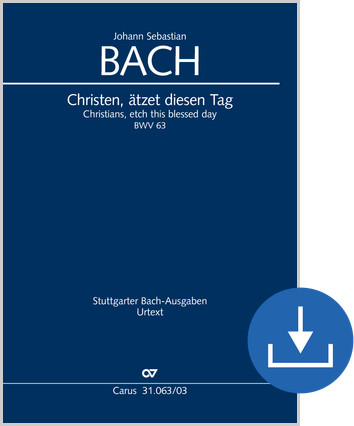 Christians, etch this blessed day Cantata for the 1st day of Christmas Vocal score digital (download), pdf file