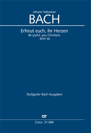 Johann Sebastian Bach: Erfreut euch, ihr Herzen - Noten | Carus-Verlag