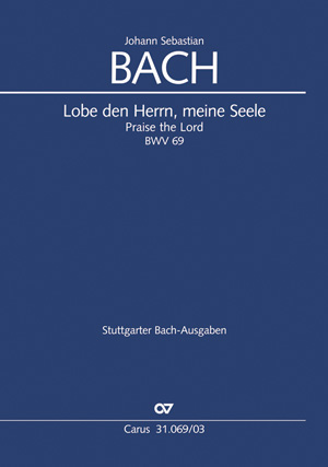 Lobe den Herrn, meine Seele Cantate pour l'élection du Conseil Réduction piano-chant
