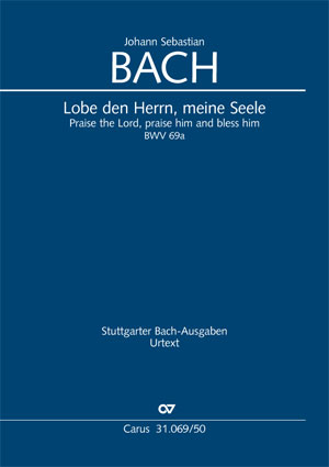 Johann Sebastian Bach: Praise the Lord, praise him and bless him - Partition | Carus-Verlag