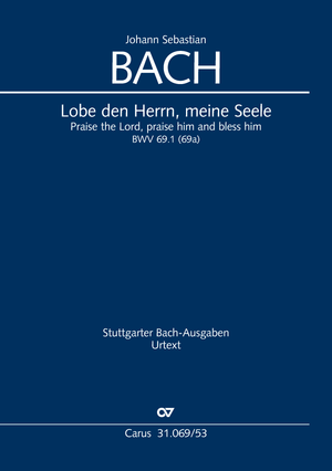 Lobe den Herrn, meine Seele Cantate pour le 12e dimanche après la Trinité Réduction piano-chant