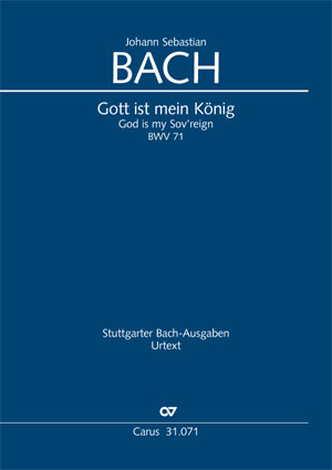 Johann Sebastian Bach: Gott ist mein König - Partition | Carus-Verlag