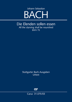 All the starving shall be nourished Cantata for the 1st Sunday after Trinity Vocal score