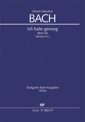 Johann Sebastian Bach: Ich habe genung - Noten | Carus-Verlag