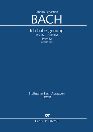 My life is fulfilled Cantata for the Purification of Mary Full score