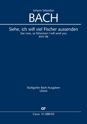 See now, as fishermen, I will send you Cantata for the 5th Sunday after Trinity Vocal score