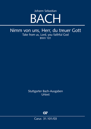 Nimm von uns, Herr, du treuer Gott Cantate pour le 10ème dimanche après la Trinité Réduction piano-chant