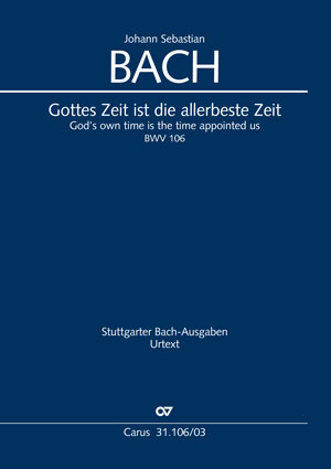 Johann Sebastian Bach: God's own time is the time appointed - Sheet music | Carus-Verlag