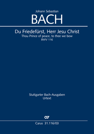 Du Friedenfürst, Herr Jesu Christ Cantate pour le 25ème dimanche après la Trinité Réduction piano-chant