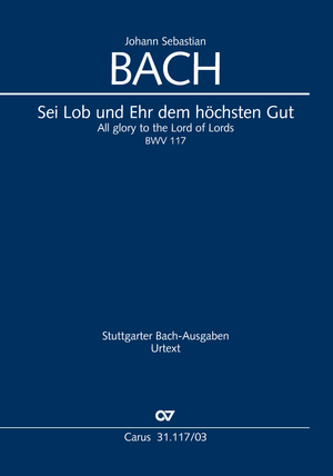 All glory to the Lord of Lords Chorale Cantata Vocal score