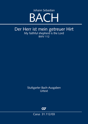 God, praise waiteth thee in the temple Cantata for a Leipzig city council election Vocal score