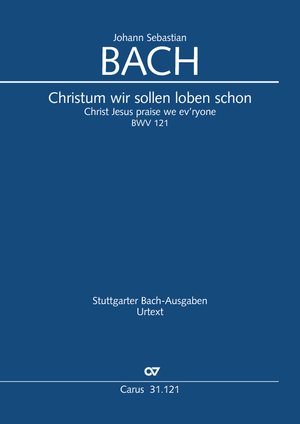 Christum wir sollen loben schon Kantate zum 2. Weihnachtstag Dirigierpartitur